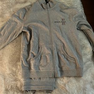 Armani jeans sweat suit